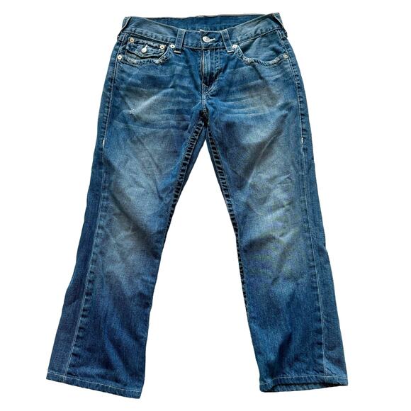 True Reglion Womens size 32 x 26 Straight High Rise Jeans Denim - Picture 1 of 13
